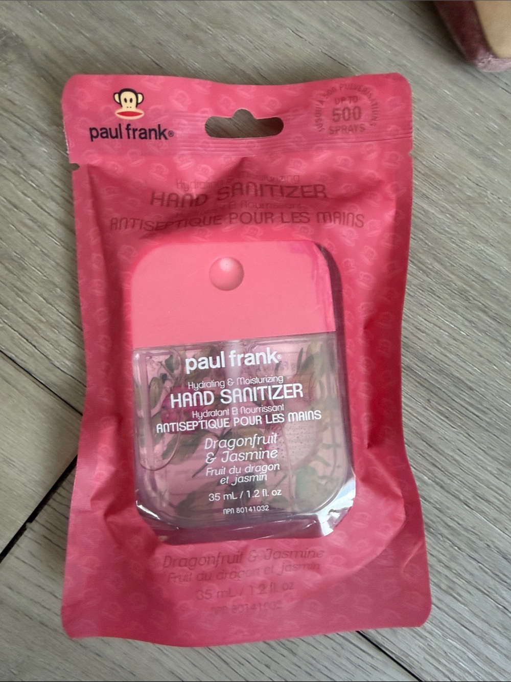 Paul Frank Pink Dragonfruit & Jasmine Hand Sanitizer Spray